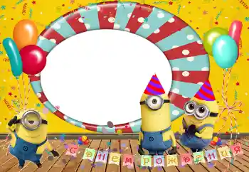 Texto na moldura: Feliz Dia de Anos!