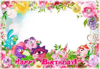 Texto na moldura: Feliz Dia de Anos!