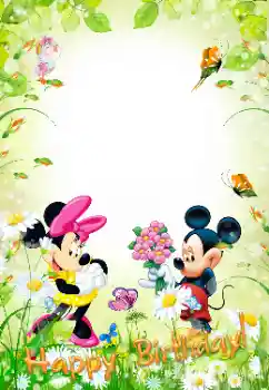 Texto na moldura: Feliz Dia de Anos!