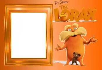 PhotoEffect da categoria Diversas infantis № 100027. Texto na moldura: Lorax PhotoEffect da categoria Diversas infantis № 100027. Texto na moldura: Lorax