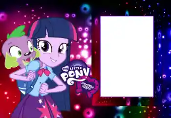 PhotoEffect da categoria Diversas infantis № 118937. Texto na moldura: My little pony