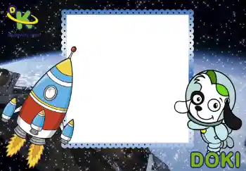 PhotoEffect da categoria Diversas infantis № 118962. Texto na moldura: Doki