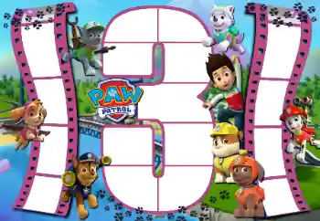 PhotoEffect da categoria Diversas infantis № 128581. Texto na moldura: PAW Patrol