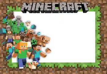 PhotoEffect da categoria Diversas infantis № 143805. Texto na moldura: Minecraft PhotoEffect da categoria Diversas infantis № 143805. Texto na moldura: Minecraft