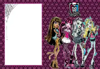 PhotoEffect da categoria Diversas infantis № 154367. Texto na moldura: Monster High