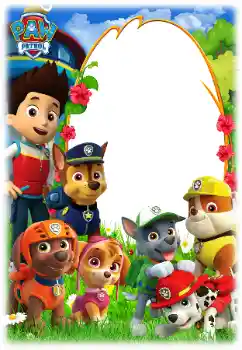 PhotoEffect da categoria Diversas infantis № 158461. Texto na moldura: PAW Patrol PhotoEffect da categoria Diversas infantis № 158461. Texto na moldura: PAW Patrol