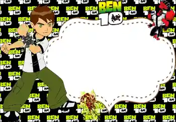 PhotoEffect da categoria Diversas infantis № 159474. Texto na moldura: Ben 10