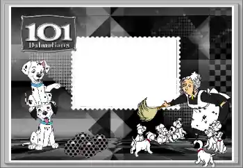 PhotoEffect da categoria Diversas infantis № 169372. Texto na moldura: 101 Dalmatians