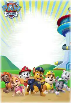 PhotoEffect da categoria Diversas infantis № 170662. Texto na moldura: PAW Patrol