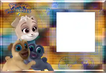 PhotoEffect da categoria Diversas infantis № 175333. Texto na moldura: Puppy Vriendjes