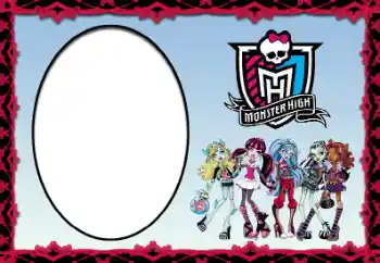 PhotoEffect da categoria Diversas infantis № 38746. Texto na moldura: Monster High