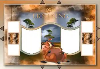 Texto na moldura: Lion King