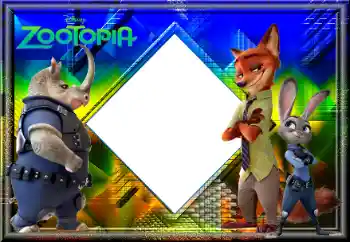 Texto na moldura: Zootopia