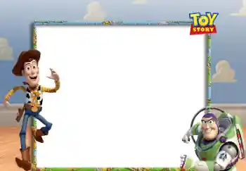 Texto na moldura: Toy Story Texto na moldura: Toy Story