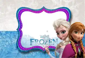 Texto na moldura: Frozen Texto na moldura: Frozen