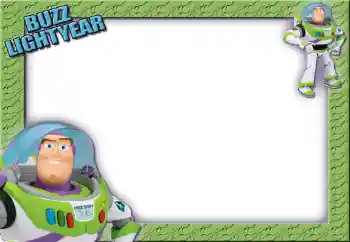 Texto na moldura: Buzz Lightyear Texto na moldura: Buzz Lightyear