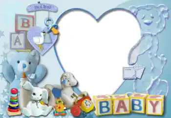 PhotoEffect da categoria Meus brinquedos e favoritos № 16917. Texto na moldura: It's a boy! BABY