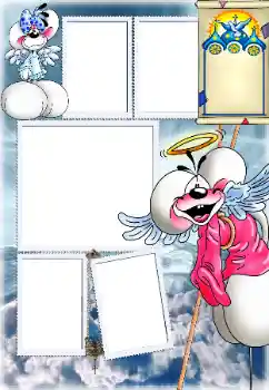 PhotoEffect da categoria Primeiro ano № 191800. Texto na moldura: Baptismo