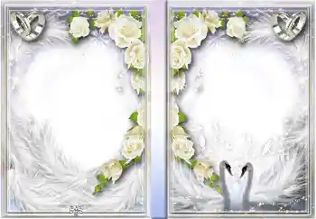 Texto na moldura: O nosso casamento Texto na moldura: O nosso casamento