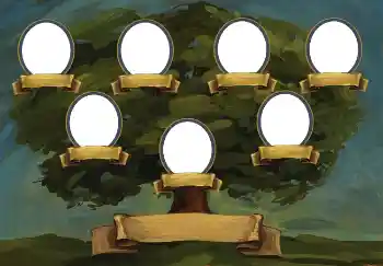 Texto na moldura: I am. Father. Mother. Grandmother. Grandfather.