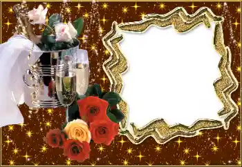 PhotoEffect da categoria Convites № 9831. Texto na moldura: Convite à festa de casamento