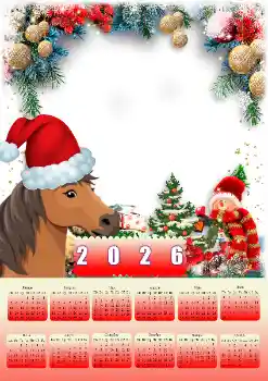 PhotoEffect da categoria Calendários № 206218. Texto na moldura: 2026