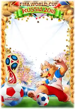 Texto na moldura: FIFA WORLD CUP 2018 Texto na moldura: FIFA WORLD CUP 2018