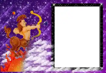 PhotoEffect da categoria Signos do Zodíaco № 162134. Texto na moldura: Sagitário