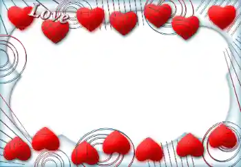 Texto na moldura: Love Texto na moldura: Love