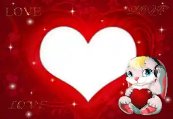 Texto na moldura: Love Texto na moldura: Love