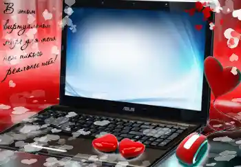 Texto na moldura: В этом виртуальном мире для меня нет никого реальнее тебя! Texto na moldura: В этом виртуальном мире для меня нет никого реальнее тебя!