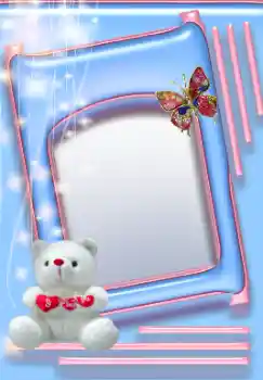 Texto na moldura: I love you Texto na moldura: I love you