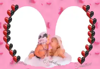 Texto na moldura: С любовью