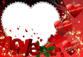 Texto na moldura: Love. Я тебя люблю! Texto na moldura: Love. Я тебя люблю!