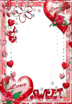 Texto na moldura: Love. Sweet.