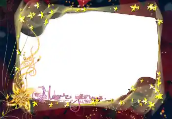 Texto na moldura: I love you