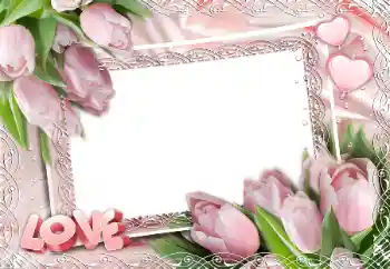 Texto na moldura: Love Texto na moldura: Love