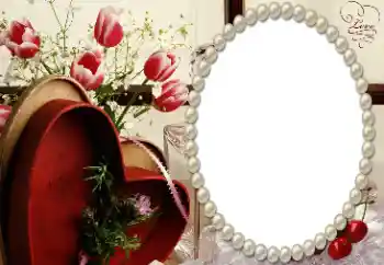 Texto na moldura: Love Texto na moldura: Love