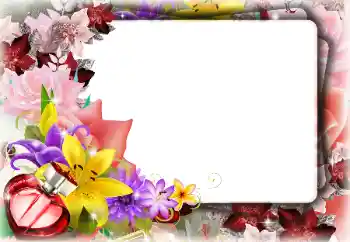 Texto na moldura: Feliz 8 de Março