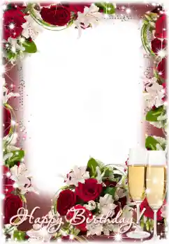 Texto na moldura: Feliz Dia de Anos!