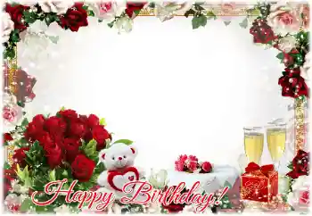 Texto na moldura: Feliz Dia de Anos!