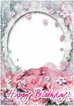 Texto na moldura: Feliz Dia de Anos!