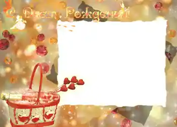 Texto na moldura: Feliz Dia de Anos!