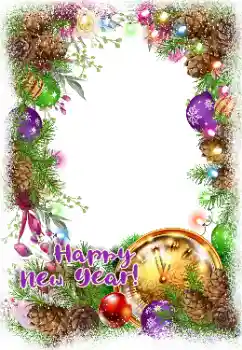 PhotoEffect da categoria Postais de Ano Novo № 147832. Texto na moldura: Feliz Ano Novo! PhotoEffect da categoria Postais de Ano Novo № 147832. Texto na moldura: Feliz Ano Novo!