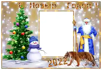 PhotoEffect da categoria Postais de Ano Novo № 193039. Texto na moldura: Feliz Ano Novo!