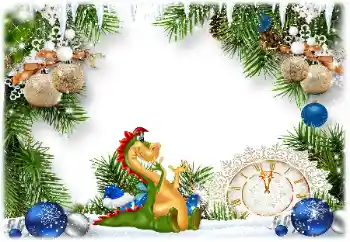 PhotoEffect da categoria Postais de Ano Novo № 205632