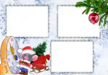 PhotoEffect da categoria Postais de Ano Novo № 64017