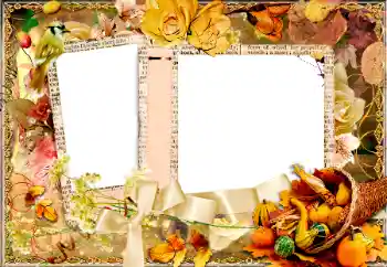 Texto na moldura: Happy Thanksgiving