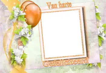 Texto na moldura: Parabens!