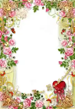 PhotoEffect da categoria Postais de Dia dos Namorados № 130720. Texto na moldura: Feliz Dia de Namorados!